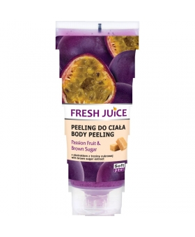 Fresh Juice - Żel peelingujący do ciała - Passion Fruit & Brown Sugar - z ekstraktem z marakui i trzciny cukrowej, 200ml